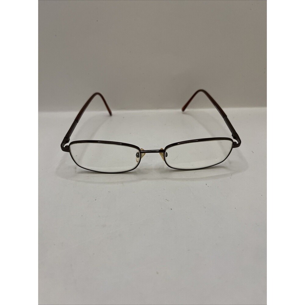 Looking Glass Eyeglasses 6790 Full Rim Designer Frames Only Brown 54-18-145